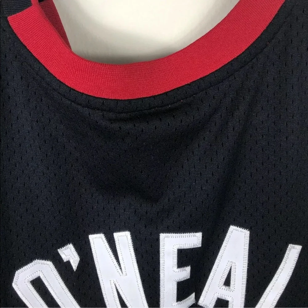 Shaquille O’Neal Shaq Miami Heat Authentic Reebok Black NBA Jersey XL +2 Length - Picture 4 of 11
